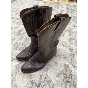 Dan Post Mens Brown Leather Western Cowboy Boots Pointed Toe 6790 8.5 D